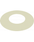 PTR30 Galva Laqué - Rosace Plate Élément De Départ 500 - D 80 - Galva Blanc