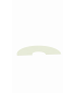 PTR30 Galva Laqué - Rosace De Finition Plate En 2 Parties Sous Rampant 39 A 45°- D 100  - Galva Blanc