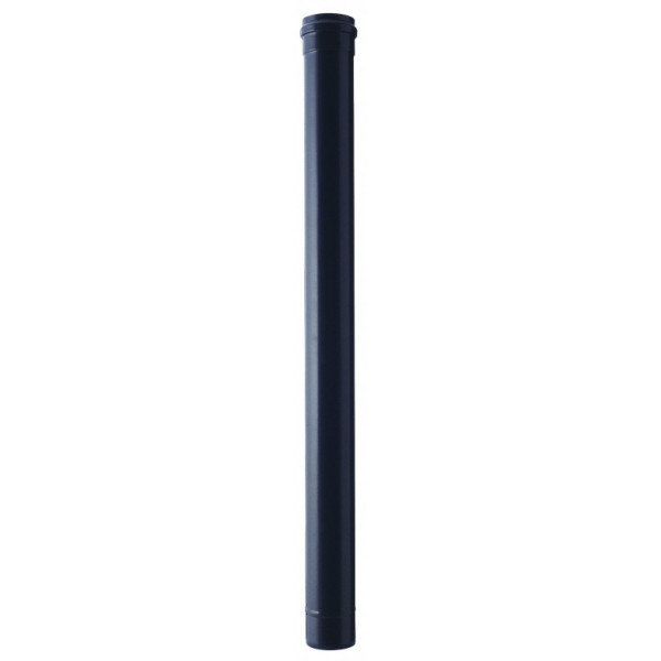 Emaillés 1,2 mm - Tuyau - D 80 - Lg 1000 - Noir