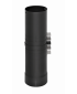 Emaillés 1,2 mm - Tuyau coulissant - D 150 - Lg 500 - Noir