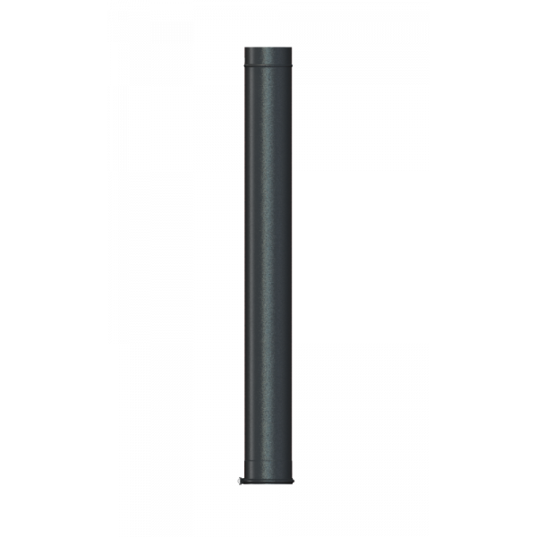 Pla - Élément Droit - D 80 - L 1400 - Noir