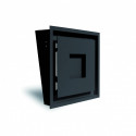 Grille Architecture Mpr - Noire - 250 X 250 - 250 Cm² - Avec Précadre - Ref.Mpr250N