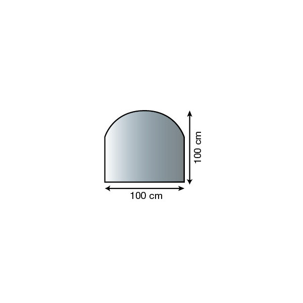 90mm x125mm Sol Verre, Neuf 1.5 MM Épais pour Européen Plaque
