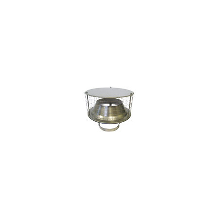 Chapeau Extrac'Tor - Inox - D125/140 - Ref.Si2/G