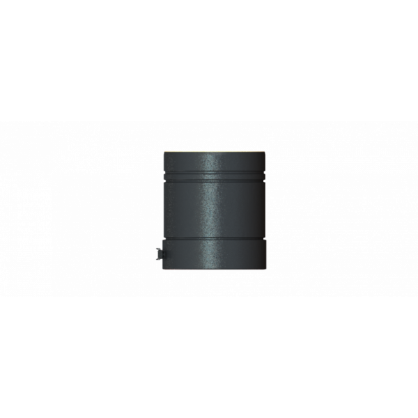PTR30 Inox Laqué - Élément Droit - D 100 - Lg 250 - Inox Noir