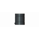 PTR30 Inox Laqué - Élément Droit - D 80 - Lg 250 - Inox Noir