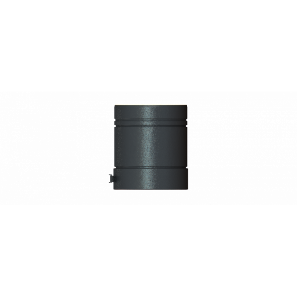 PTR30 Inox Laqué - Élément Droit - D 80 - Lg 250 - Inox Noir