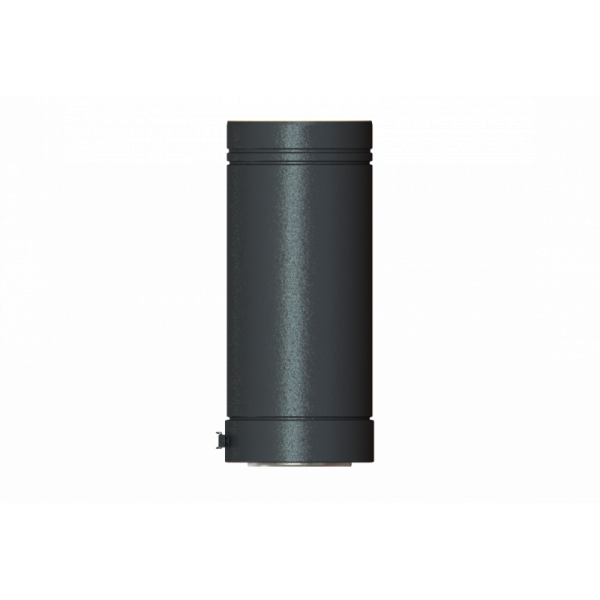 PTR30 Inox Laqué - Élément Droit - D 80 - Lg 500 - Inox Noir
