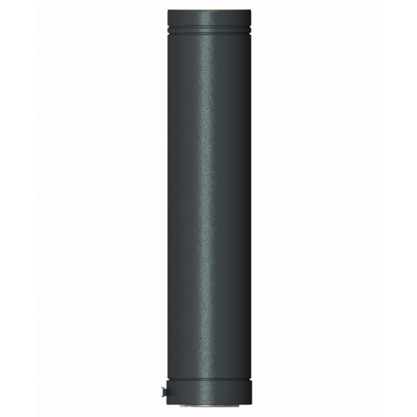 PTR30 Inox Laqué - Élément Droit - D 130 - Lg 1000 - Inox Noir