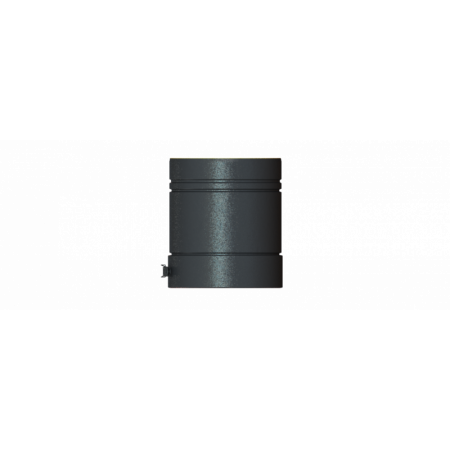 PTR30 Inox Laqué - Élément Droit - D 130 - Lg 250 - Inox Noir