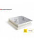 ISOLANT RECTICEL - EUROTHANE AUTOPRO SI - EP.100 MM - 600 X 600 - R 4,50 - 3,60 M2/PAQ. - 