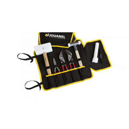PACK OUTILLAGE JOUANEL - SPECIAL AGRAFAGE, 7 PIECES AVEC TROUSSE A ROULER - PACKOUT-GAB