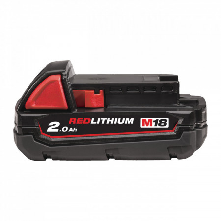 BATTERIE MILWAUKEE - RED LITHIUM - 18V/2AH - M18 B2
