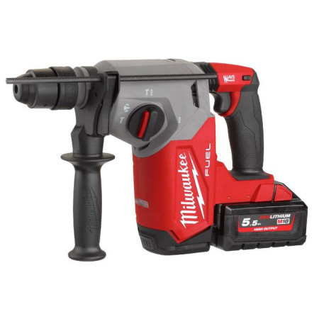 PERFORATEUR BURINEUR MILWAUKEE - 18V / 2 BATTERIES 5.5AH - HD BOX - M18 FHX-552X