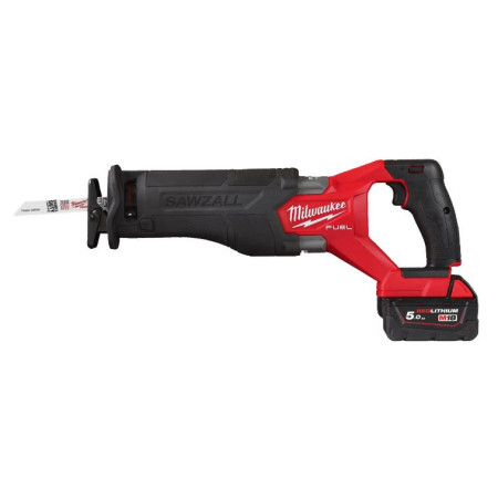SCIE SABRE MILWAUKEE - 18V / 2 BATTERIES 5AH - HD-BOX - M18 FSZ-502X