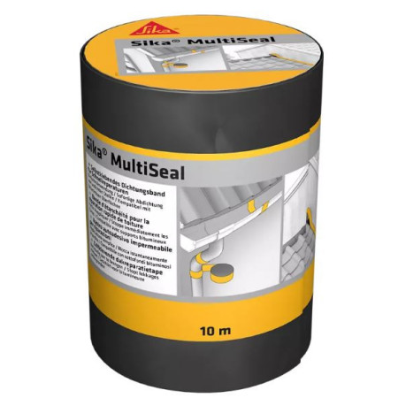 BANDE ETANCHE A FROID - BITUME - SIKA MULTISEAL - 10 CM X 10 ML - GRIS - 3732