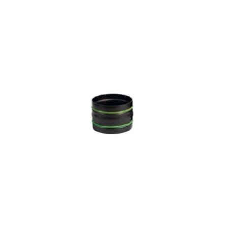 MC ACIER PEINT 1,2 MM - RAC ANTI COND M/M - D 120 - LG 125 - NOIR - REF.KITACD120MM-1.2