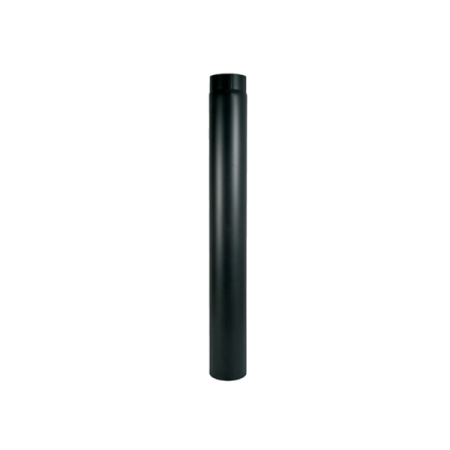 MC ACIER PEINT 2 MM - TUYAU - D 200 - LG 1000 - NOIR - REF.T1000D200
