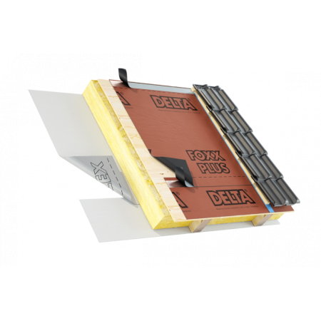 ECRAN SOUS TOITURE HPV CLIMAT DE MONTAGNE - DOERKEN DELTA FOXX PLUS - 1,5 X 50 ML - 75M2