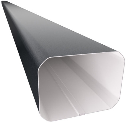 TUYAUX DESCENTE - ALUCOLOR FLEX - RECT. LISSE - 7016 TX - 60X80 MM - LG. 3ML