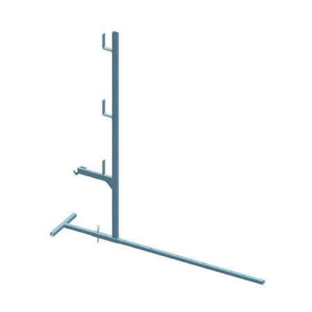 GARDE CORPS DIMOS - MINI - AVEC FIXATION BAS DE TOIT - H.1.1M - FAIBLE PENTE - 010010