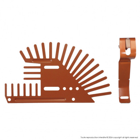 BOUCHE TUILE ECOPIC ALU ROUGE - REF. STOP010